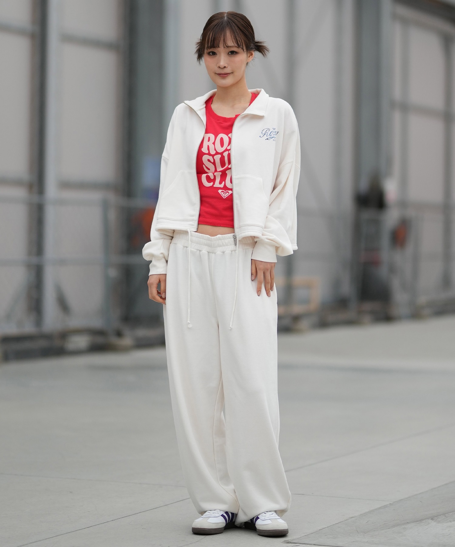 ROXY ロキシー ロングパンツ レディース スウェットパンツ ドローコード付き 裏毛 セットアップ対応 RPT261067(NAT-S)