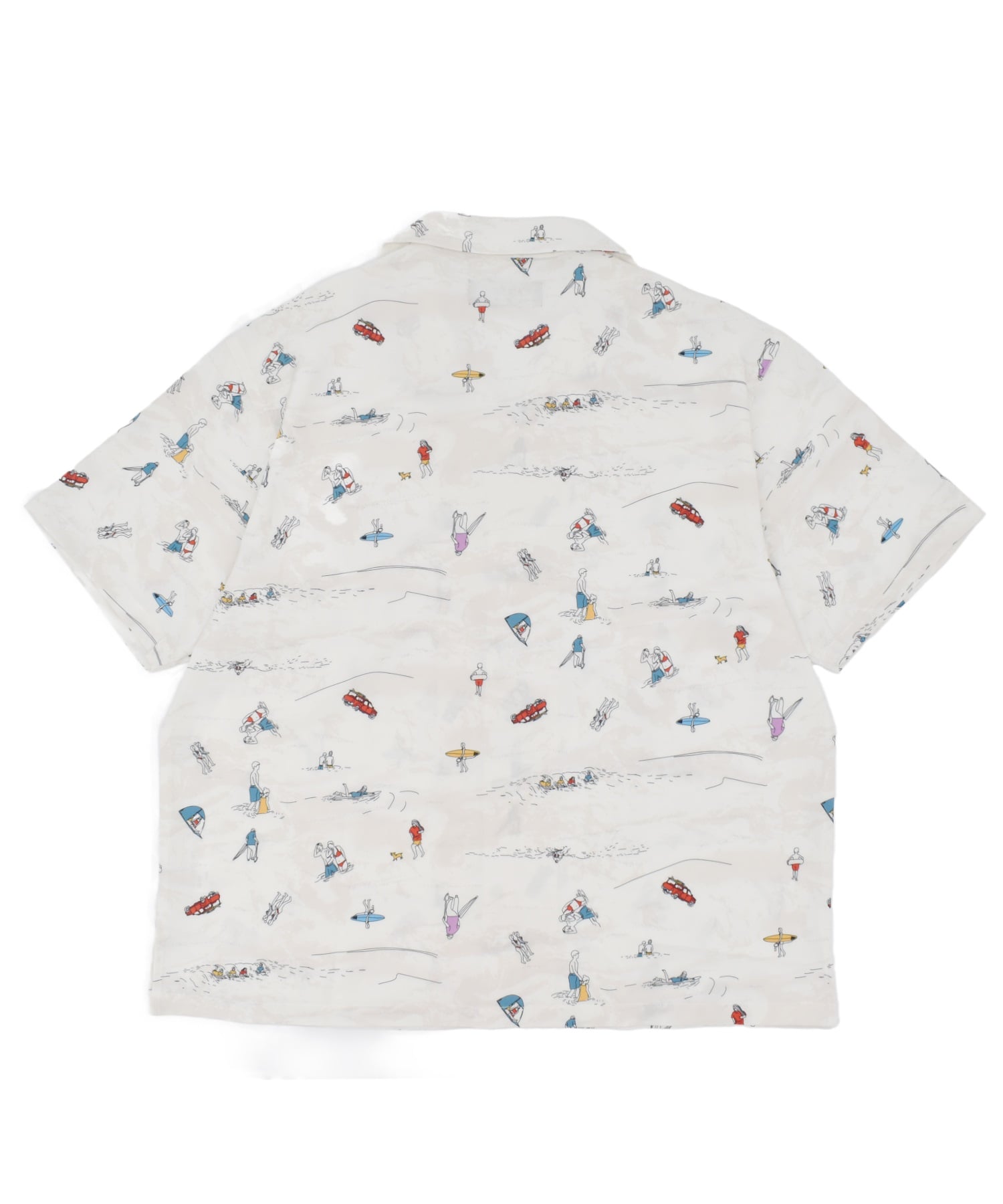 DEAR LAUREL ディアローレル 半袖 シャツ メンズ 水陸両用 VACATION SHIRT DL26S-2403(BLK-M)