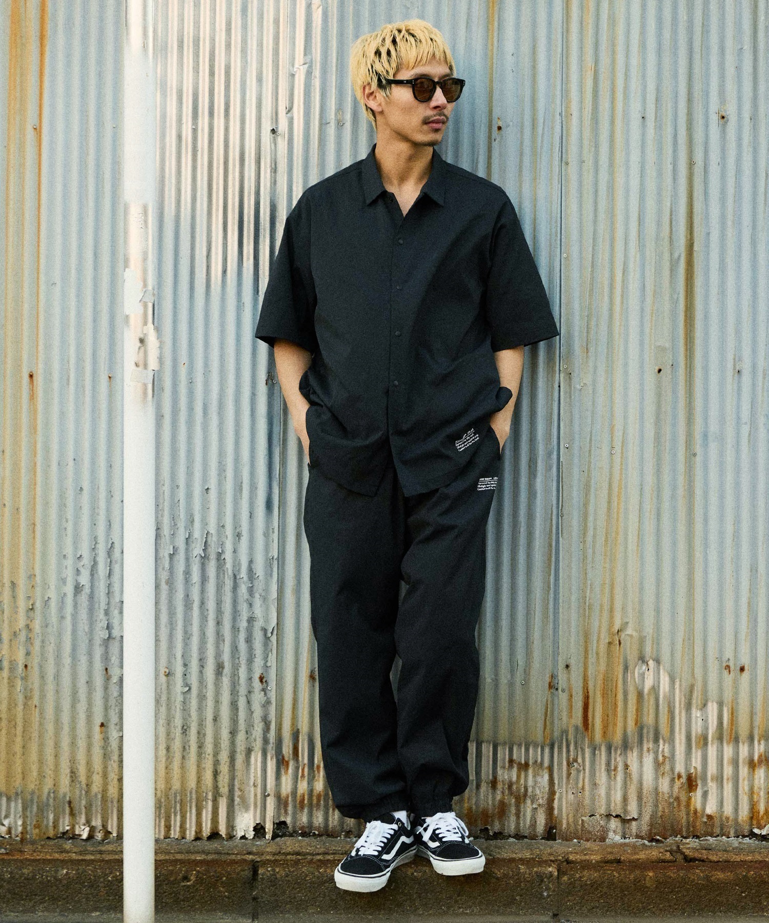 DEAR LAUREL ディアローレル ロングパンツ メンズ SHORE TECH JOGGER DL26S-3101(BLK-M)