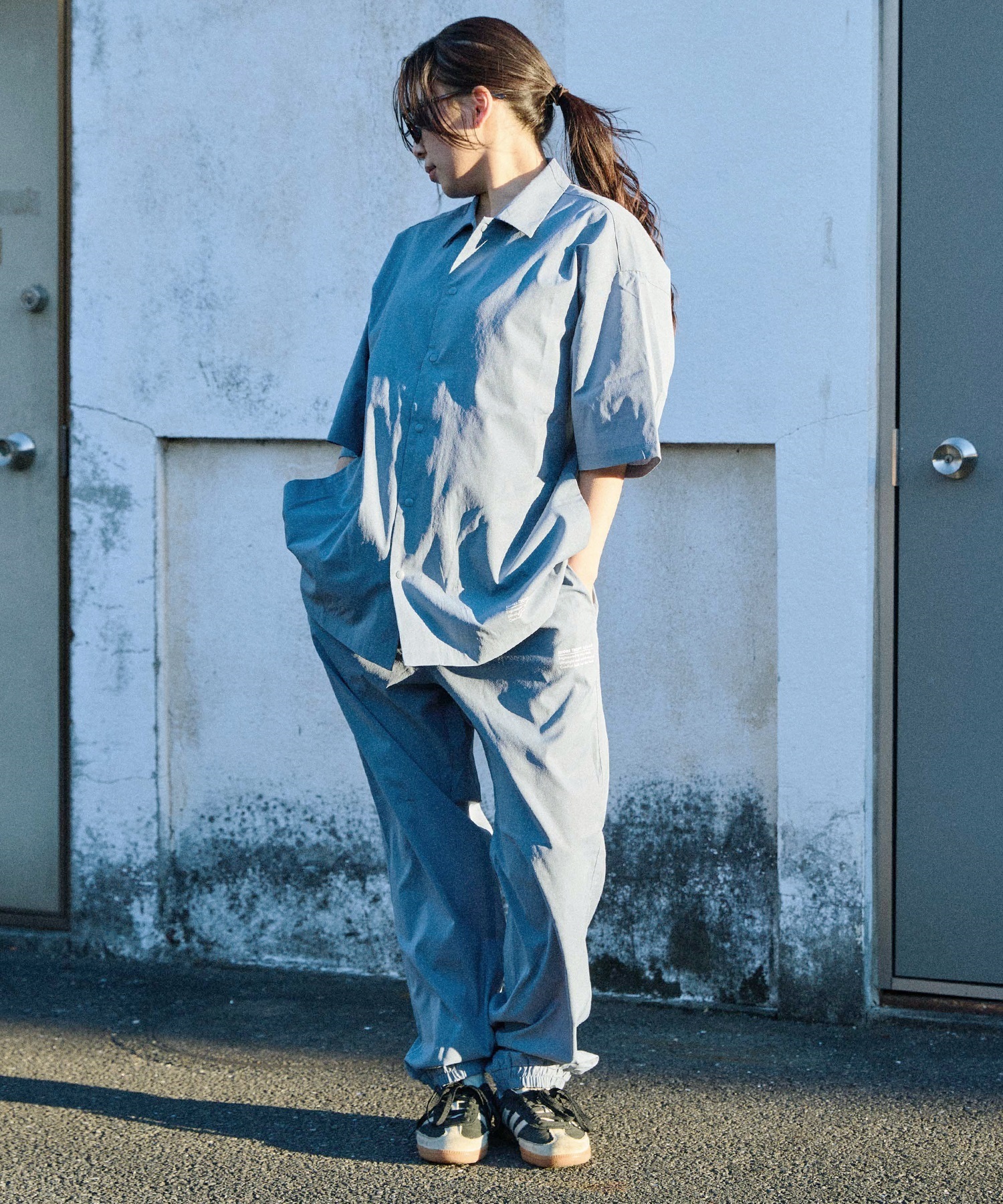 DEAR LAUREL ディアローレル ロングパンツ メンズ SHORE TECH JOGGER DL26S-3101(BLK-M)