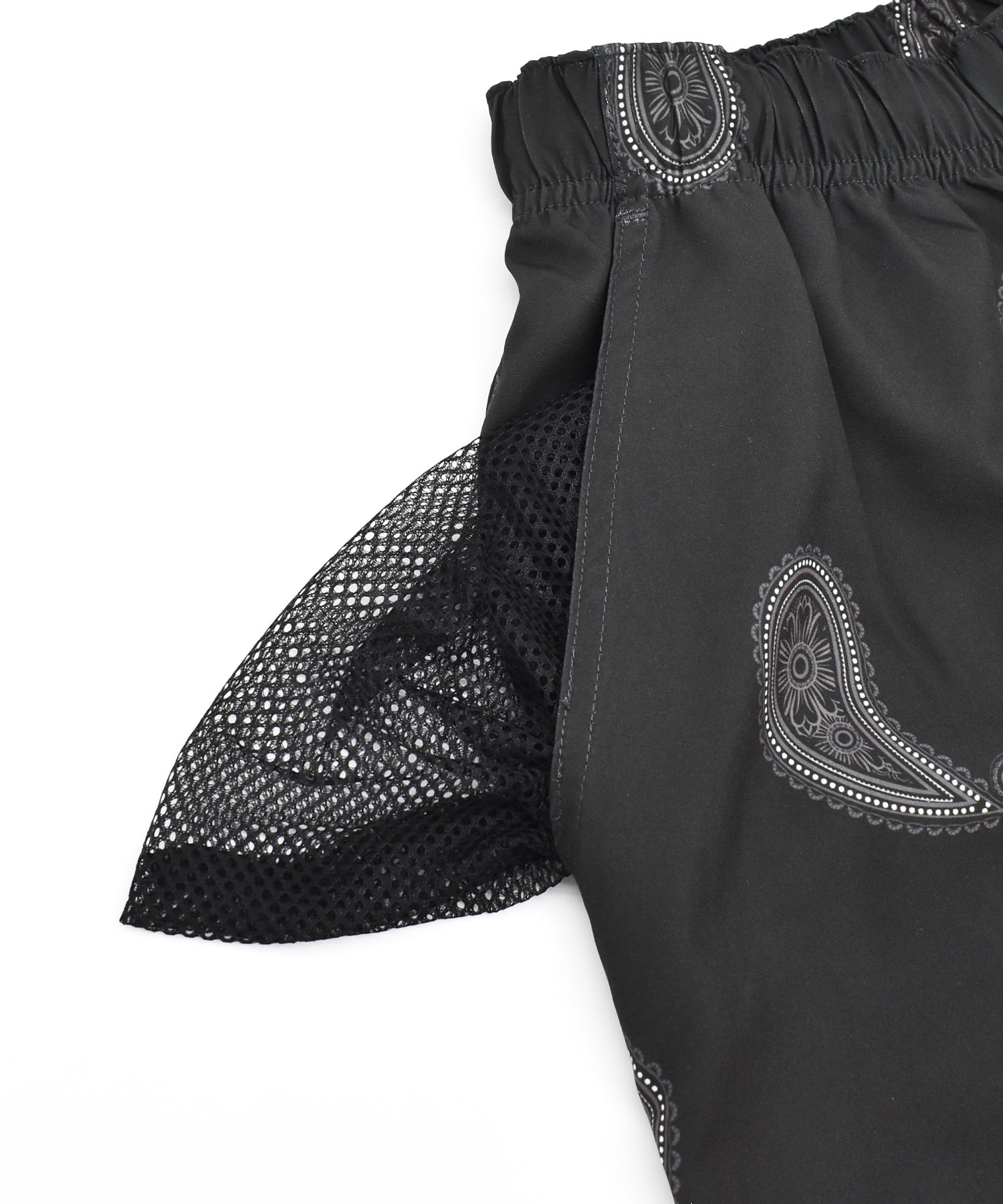 DEAR LAUREL ディアローレル ハーフパンツ ショートパンツ 水陸両用 ショーツ VACATION SHORTS DL26S-3302(BLK-M)