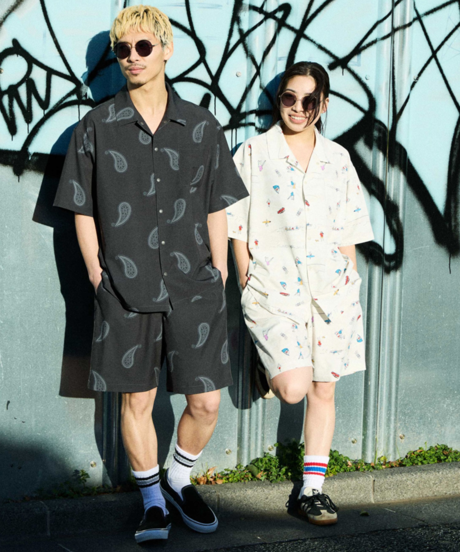 DEAR LAUREL ディアローレル ハーフパンツ ショートパンツ 水陸両用 ショーツ VACATION SHORTS DL26S-3302(BLK-M)