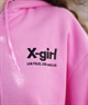 X-GIRL エックスガール ジップアップ パーカー レディース バックロゴ 裏毛 105254012027 ムラサキスポーツ限定(ASH-S)