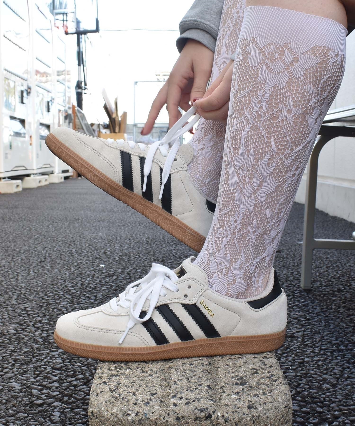 adidas skateboarding アディダス スケートボーディング スニーカー SAMBA ADV サンバ 421261957 JR7108(AMNBK-23.0cm)