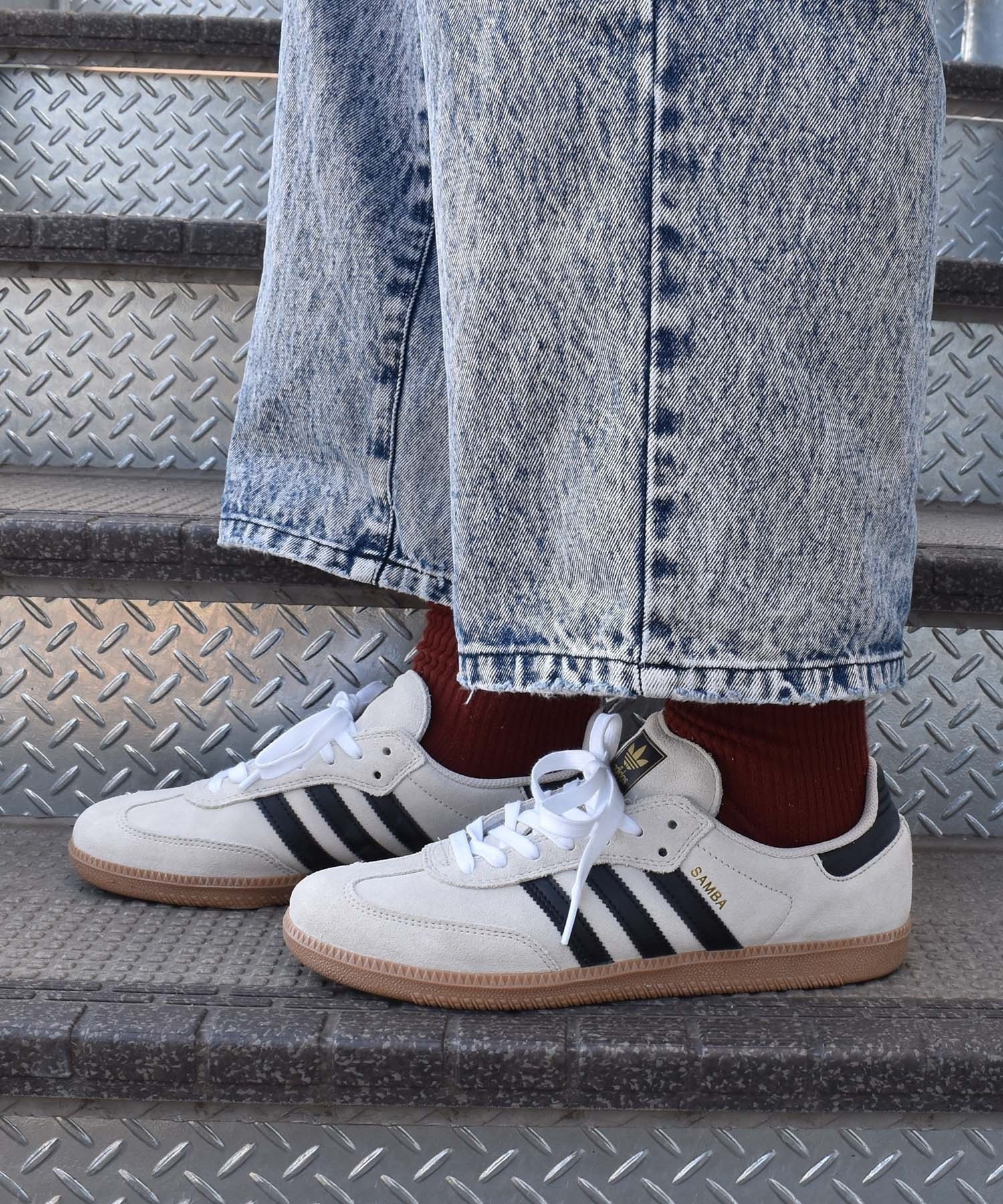 adidas skateboarding アディダス スケートボーディング スニーカー SAMBA ADV サンバ 421261957 JR7108(AMNBK-23.0cm)