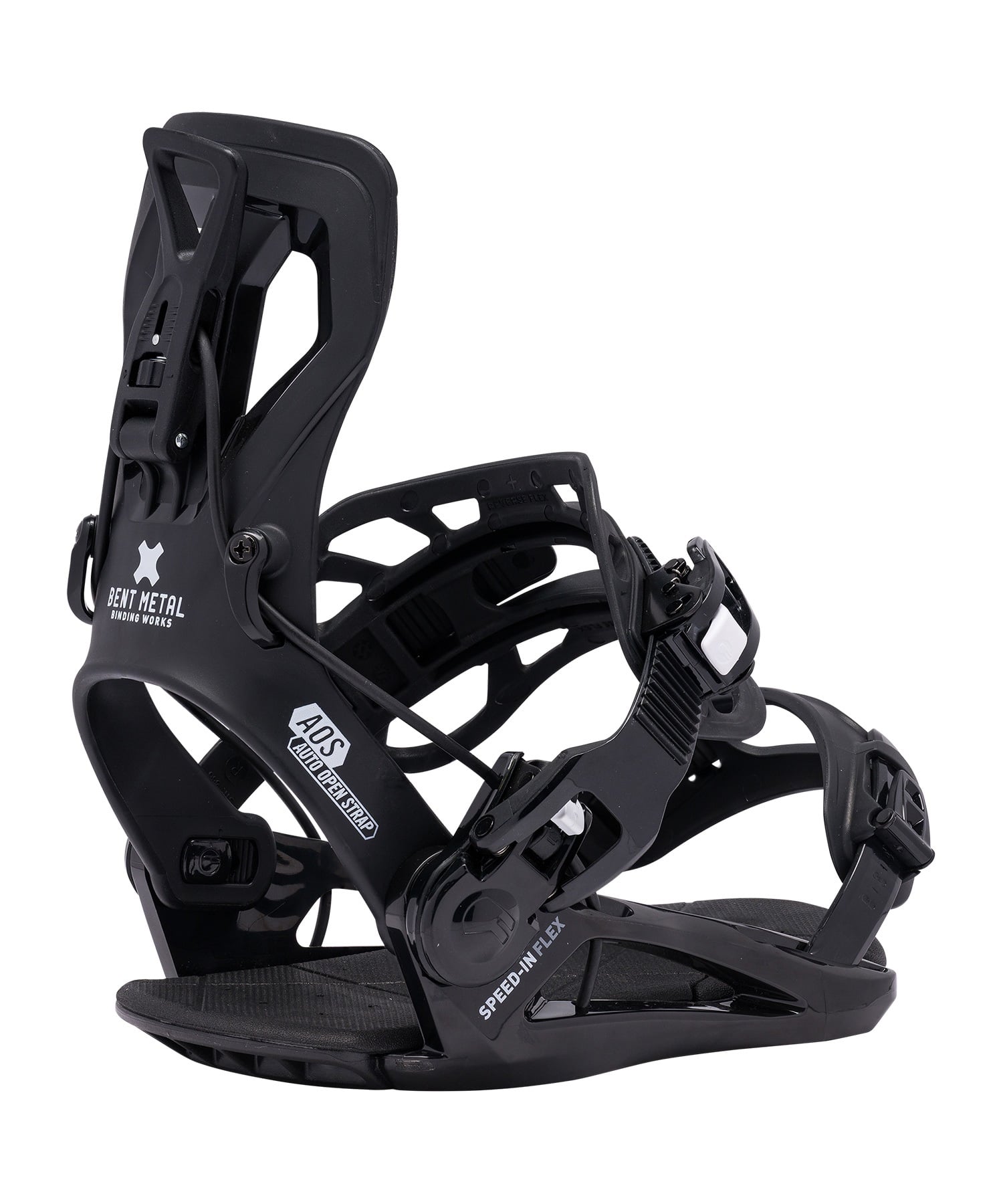 BENTMETAL ベントメタル スピードインフレックス SPEED-IN FLEX スノーボード バインディング ビンディング リアエントリー ユニセックス 26-27 早期購入(BLACK-S)
